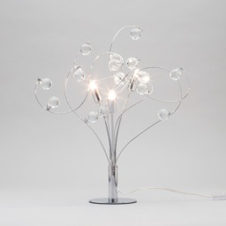 Lila Table Lamp, Chrome - thumbnail 4