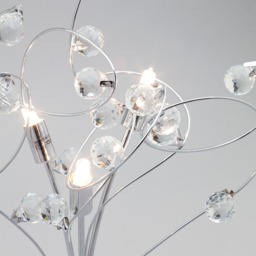 Lila Table Lamp, Chrome - thumbnail 6