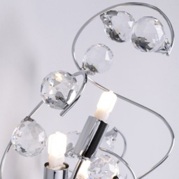 Lila Wall Light, Chrome - thumbnail 6