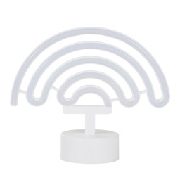Glow Rainbow Neon Table Lamp, Multi-Coloured - thumbnail 8
