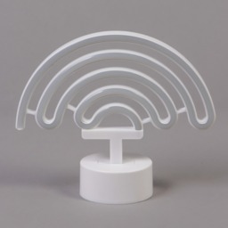 Glow Rainbow Neon Table Lamp, Multi-Coloured - thumbnail 5