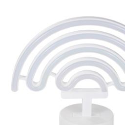 Glow Rainbow Neon Table Lamp, Multi-Coloured - thumbnail 9