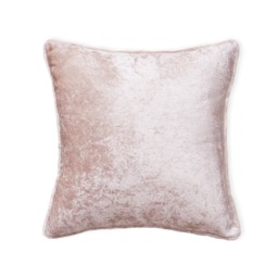 Luxury Crushed Velvet Cushion, Blush - thumbnail 3
