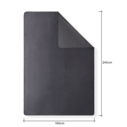 Liso Bedspread, Grey - thumbnail 7