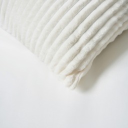 Luxury Ribbon Velvet Cushion, Cream - thumbnail 4