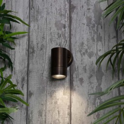 Bruce Solid Brass Outdoor Up or Down Wall Light, Antique Bronze - thumbnail 3