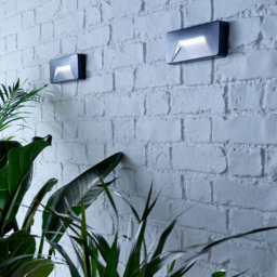 Penn 3 Watt LED Rectangular Surface Brick Wall Light, Anthracite - thumbnail 3