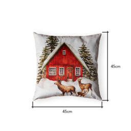 Winter Home Cushion, Natural - thumbnail 6