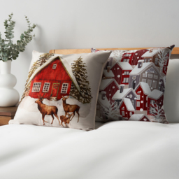 Winter Home Cushion, Natural - thumbnail 5