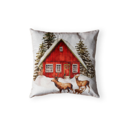 Winter Home Cushion, Natural - thumbnail 3