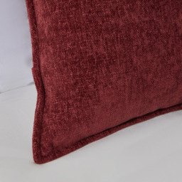 Oxford Chenille Cushion, Merlot - thumbnail 4