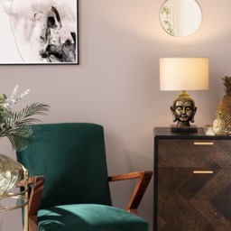 Buddha Table Lamp, Gold - thumbnail 8