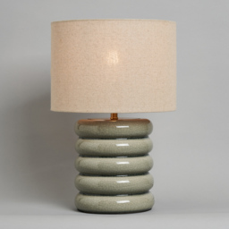 Florence Flump Table Lamp, Pale Green - thumbnail 5