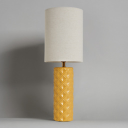 Halden Tall Ceramic Table Lamp, Yellow - thumbnail 6