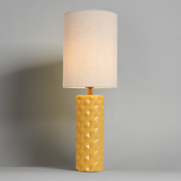 Halden Tall Ceramic Table Lamp, Yellow - thumbnail 5