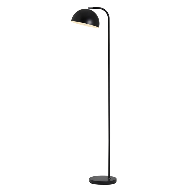Travis Arc Floor Lamp, Matte Black - image 1