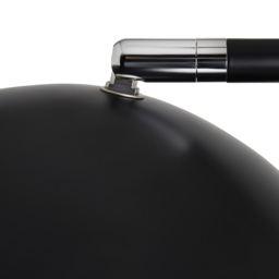 Travis Arc Floor Lamp, Matte Black - thumbnail 8