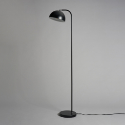 Travis Arc Floor Lamp, Matte Black - thumbnail 5