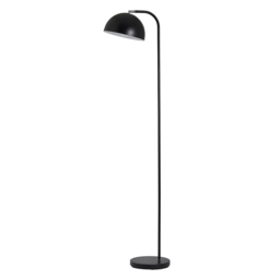 Travis Arc Floor Lamp, Matte Black - thumbnail 7