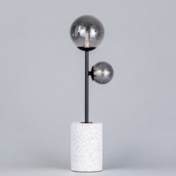Forella Terrazzo Table Lamp, Satin Black - thumbnail 5