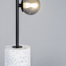 Forella Terrazzo Table Lamp, Satin Black - thumbnail 6