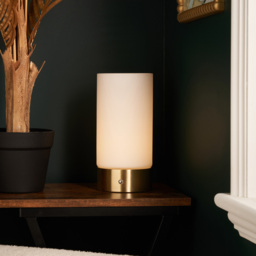 Elly Rechargeable Table Lamp, Brass - thumbnail 3