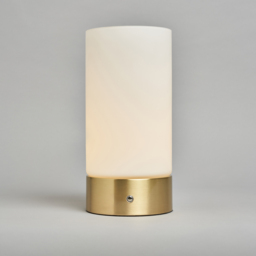 Elly Rechargeable Table Lamp, Brass - thumbnail 4