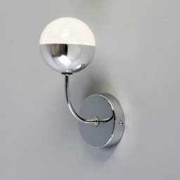 Sile LED Bathroom Wall Light, Chrome - thumbnail 4