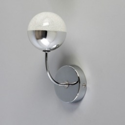 Sile LED Bathroom Wall Light, Chrome - thumbnail 5