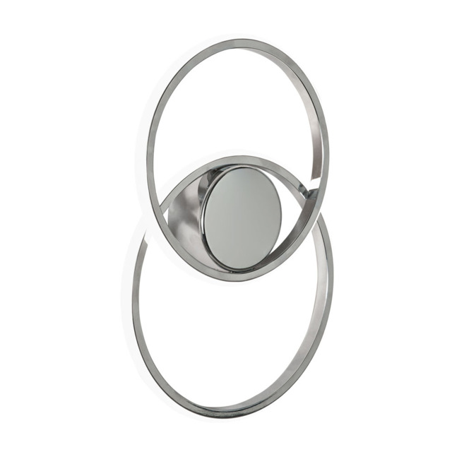 Pei Rings LED Ceiling or Wall Light, Chrome - image 1