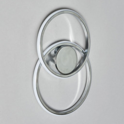 Pei Rings LED Ceiling or Wall Light, Chrome - thumbnail 5