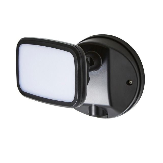 Wilson Single 10 Watt LED Outdoor Flood Light, Black - image 1