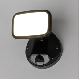 Wilson Single 10 Watt LED Outdoor Flood Light, Black - thumbnail 5