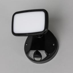 Wilson Single 10 Watt LED Outdoor Flood Light, Black - thumbnail 6