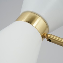 Olson Arc Floor Lamp, White - thumbnail 7