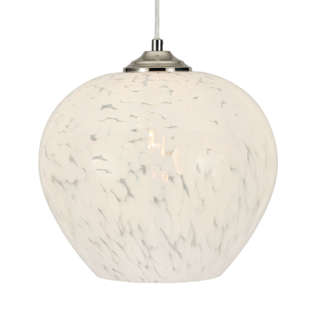 Agnes Flakestone Ceiling Pendant, Nickel - image 1