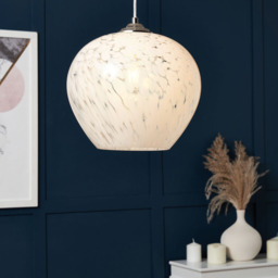 Agnes Flakestone Ceiling Pendant, Nickel - thumbnail 3