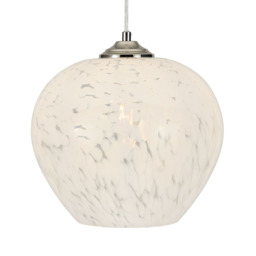 Agnes Flakestone Ceiling Pendant, Nickel