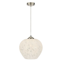 Agnes Flakestone Ceiling Pendant, Nickel - thumbnail 7