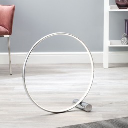 Sola LED Ring Floor Lamp, Chrome - thumbnail 7