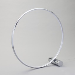 Sola LED Ring Floor Lamp, Chrome - thumbnail 5