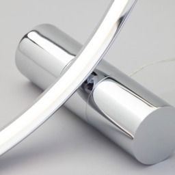 Sola LED Ring Floor Lamp, Chrome - thumbnail 6