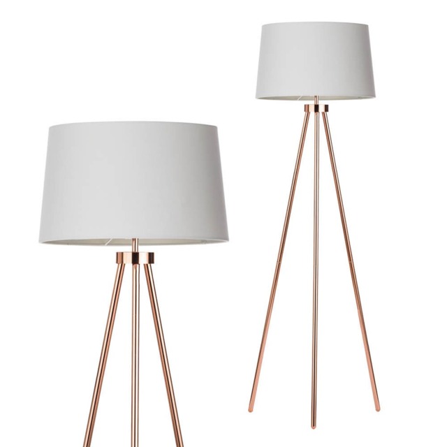 Tristan Tripod Floor Lamp, Copper - image 1