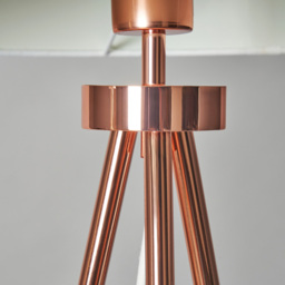 Tristan Tripod Floor Lamp, Copper - thumbnail 7