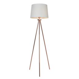 Tristan Tripod Floor Lamp, Copper - thumbnail 8