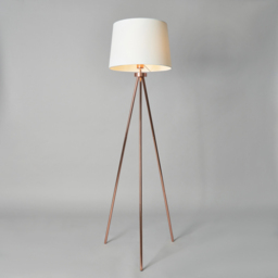 Tristan Tripod Floor Lamp, Copper - thumbnail 5