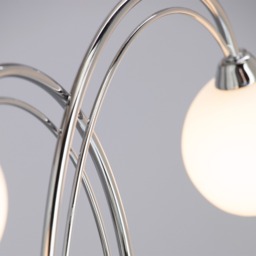 Soni Floor Lamp, Chrome - thumbnail 7