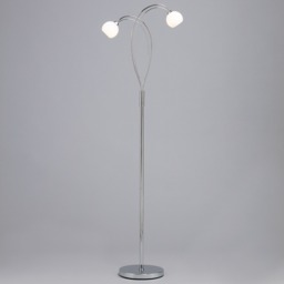 Soni Floor Lamp, Chrome - thumbnail 5
