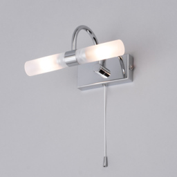 Cygna Bathroom Wall Light, Chrome - thumbnail 4