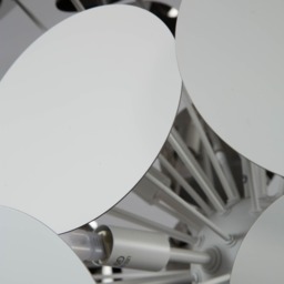Sputnik Discs Ceiling Pendant Light, Matte White - thumbnail 6